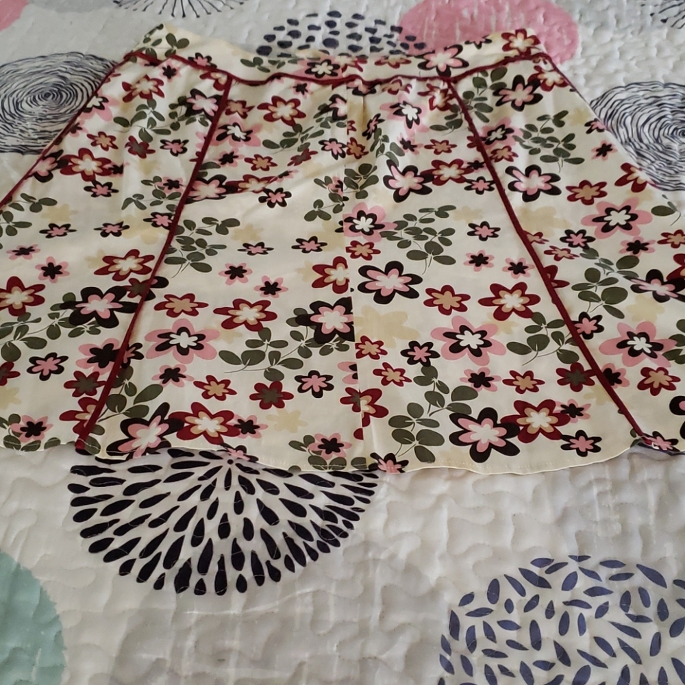 Beautiful flower skirt.